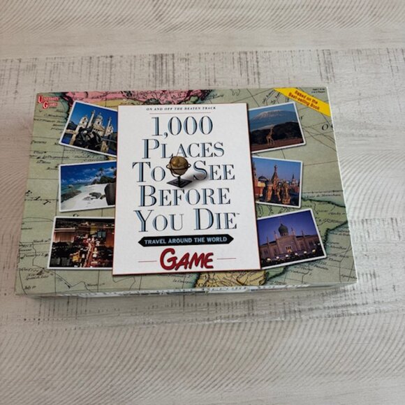 Vintage 2005 University Games 1000 Places to See Before You Die Game - Picture 1 of 11